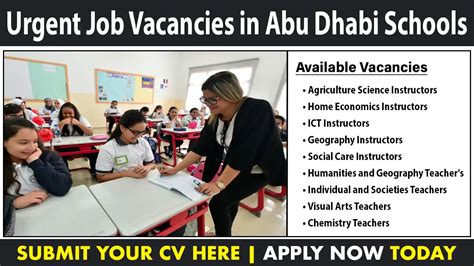 job vacancies in abu dhabi schools