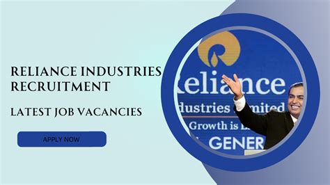 job vacancies in reliance industries