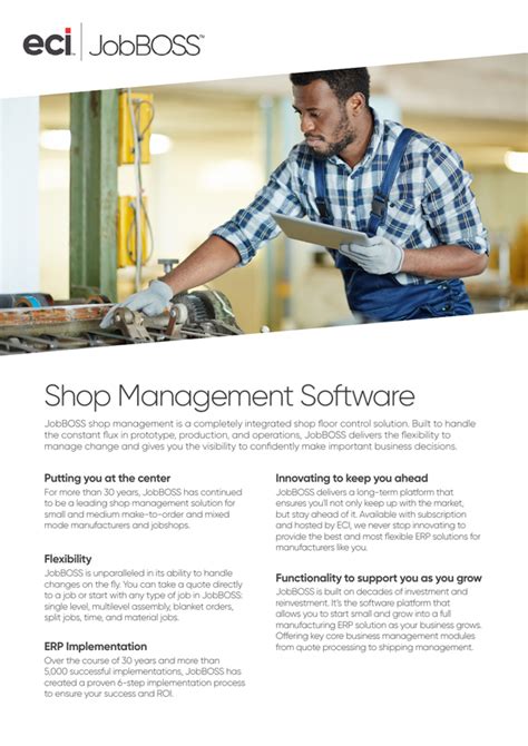 jobboss shop management software