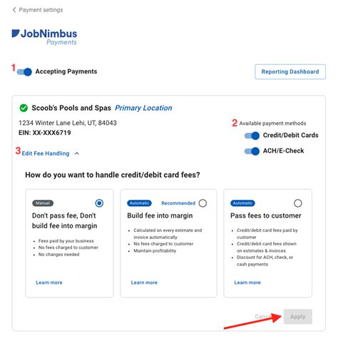 jobnimbus payment portal login