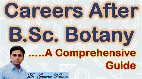jobs after bsc botany