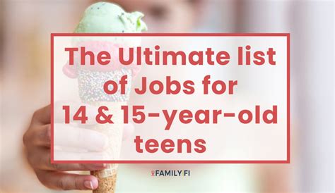 jobs for 15 year olds texas