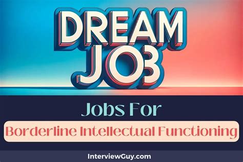 jobs for borderline intellectual functioning