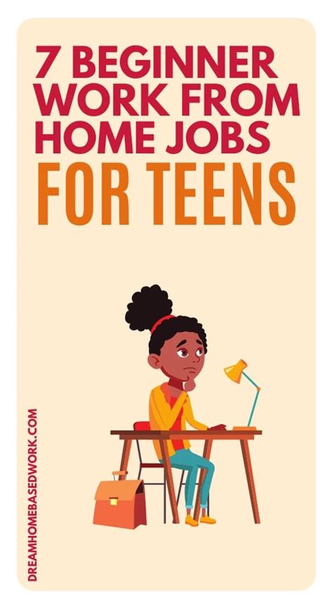 jobs from home for teens