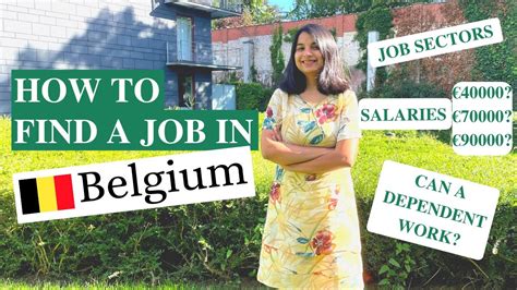 jobs in belgium for english speakers only