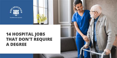 jobs in the healthcare field without degree