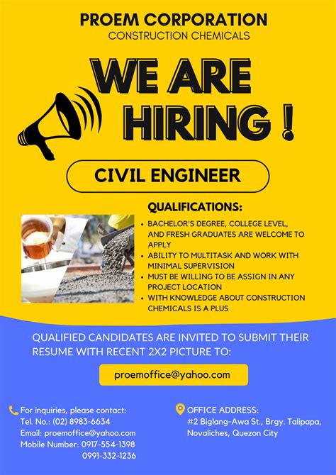 jobs offered in civil engineering