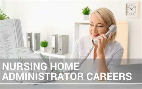 jobs similar to nursing home administrator