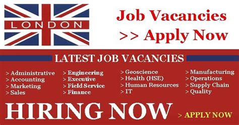 jobs vacancies in london