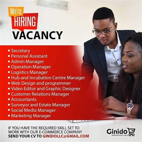 jobs vacancies in nigeria