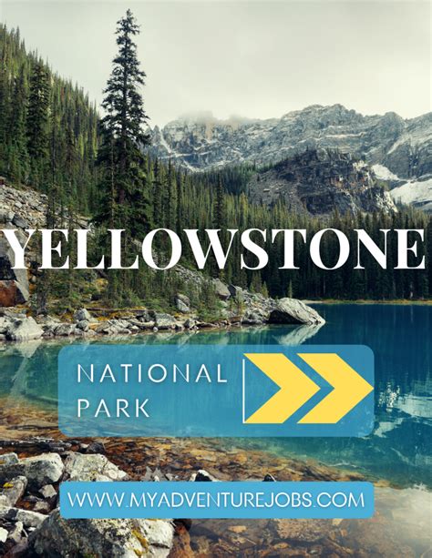 jobs yellowstone national park service