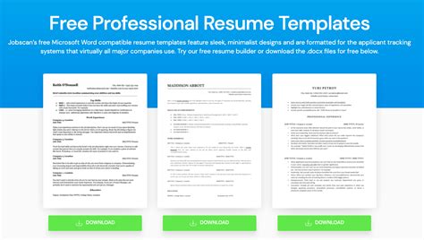 jobscan free resume builder