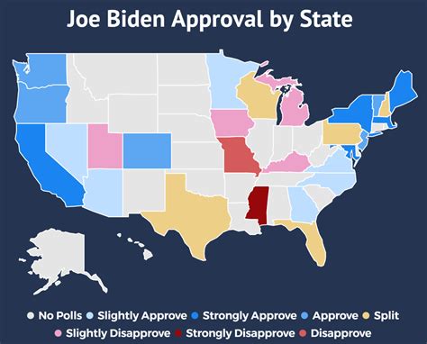 joe biden approval rating by state