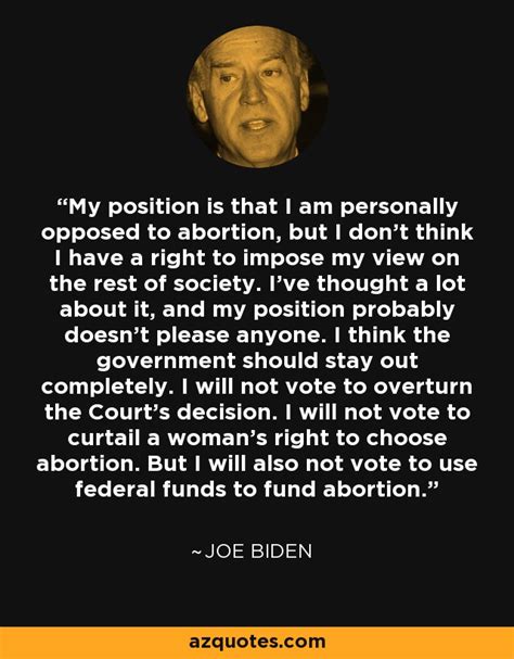 joe biden quotes on abortion