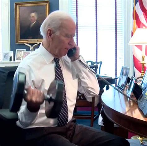 joe biden talking on the phone