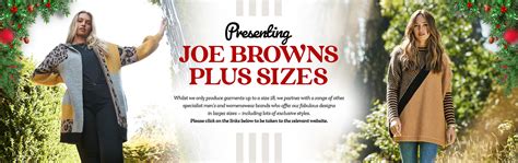 joe browns larger sizes
