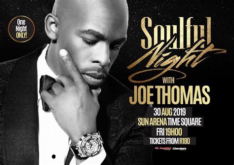 joe thomas concert 2024 south africa