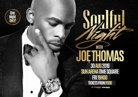 joe thomas show in south africa