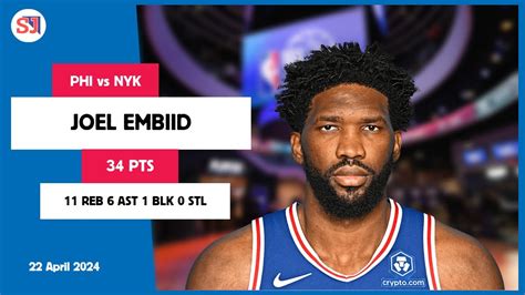 joel embiid vs nyk