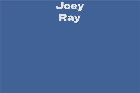 Joey Ray