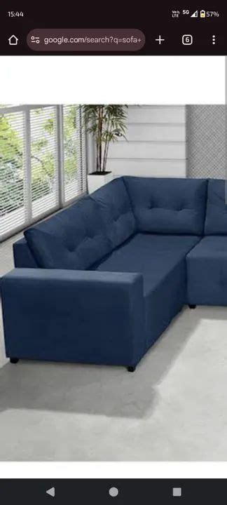 Jogo De Sofa Azul Usado