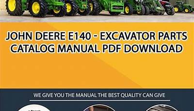John Deere E140 Manual
