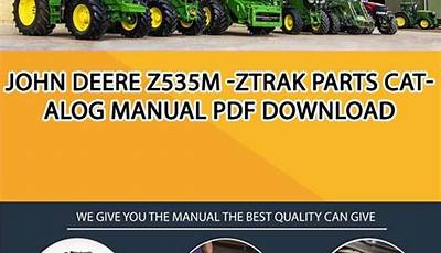 John Deere Z535M Manual