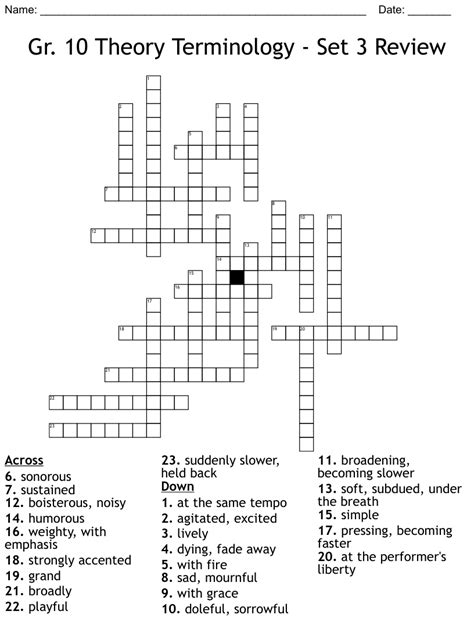 Elements And Principles Of Design Crossword Puzzle Answers