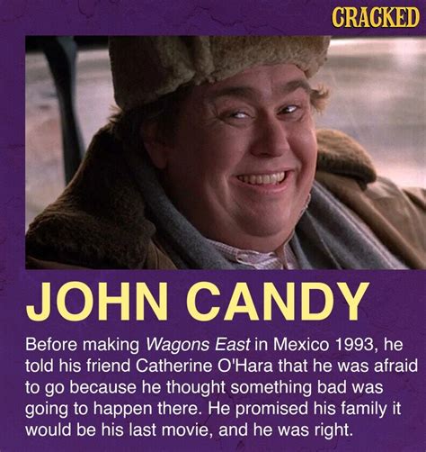 john candy last words