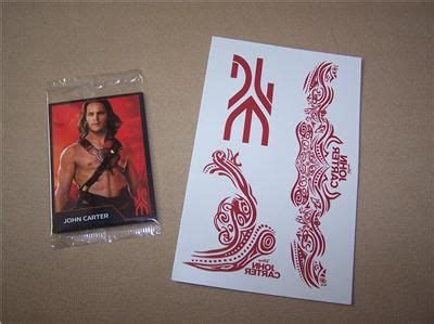 john carter trading cards