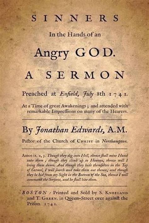john edwards preacher angry god sermon