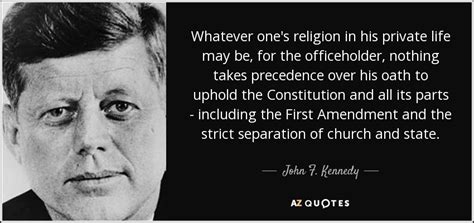 john f kennedy religious views