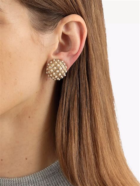 john lewis clip on earrings