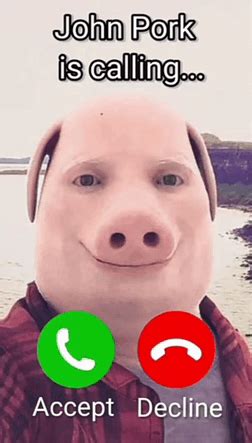 John Pork Is Calling Meme