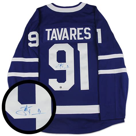 john tavares signed jersey