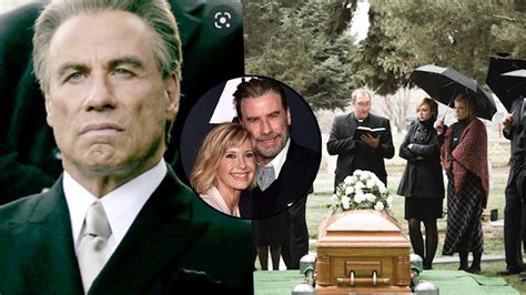 john travolta wife funeral