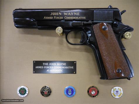 john wayne commemorative 45 pistol