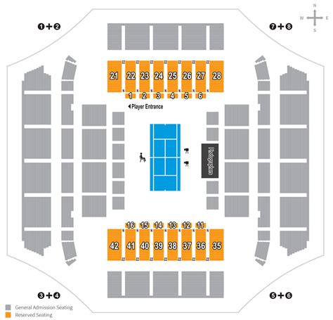 John Cain Arena Seating Map Netball