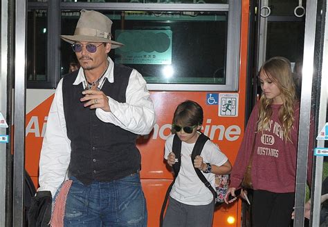 johnny depp's daughter and son