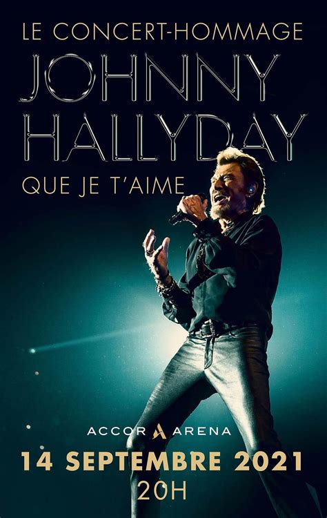 johnny hallyday que je t'aime concert