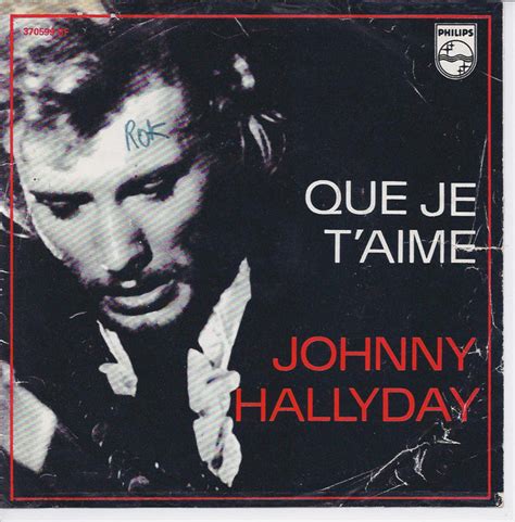 johnny hallyday que je t'aime france 2