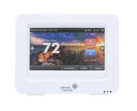 Johnson Controls Touch Screen Thermostat