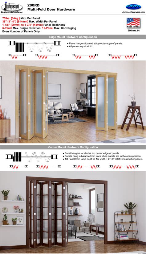 Johnson Hardware Bifold Door Hinges