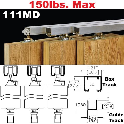 johnson hardware sliding door track