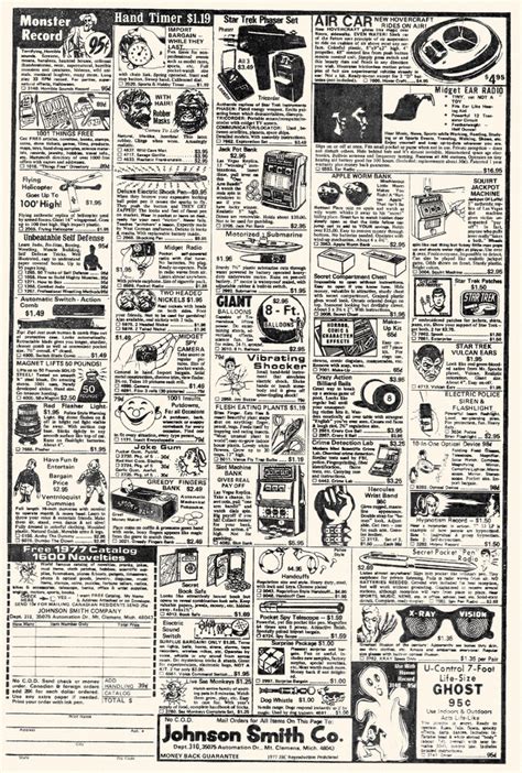 Johnson Smith Catalog 1971