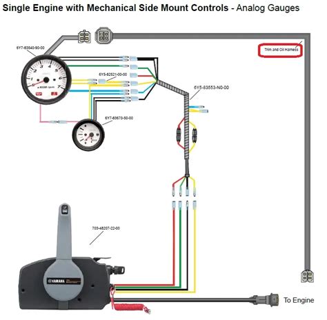Johnson Tachometer Wiring Harness