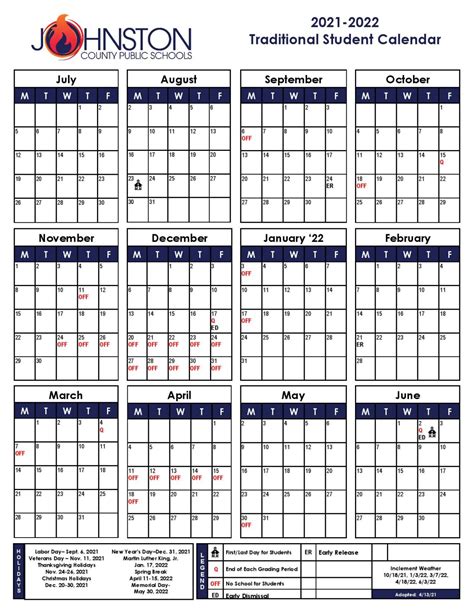 Johnston County Schools Nc Calendar