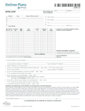 johnston group dental claim form