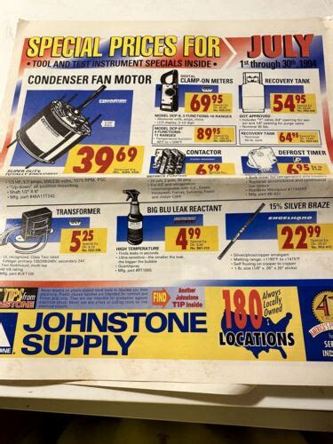 Johnstone Supply Prices