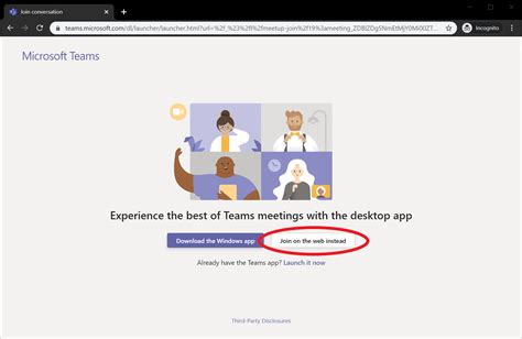 Join Teams Lewat Browser